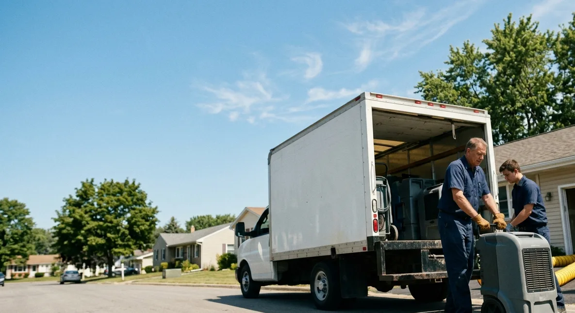 Water Damage Cleanup in South Lyon, MI near me